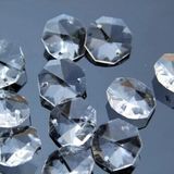 Alvina Aydınlatma 100 Adet Kristal Avize Taşı 14 mm Şeffaf Octagon Cam Aksesuar