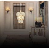Alvina Aydınlatma Sultan Tekli Gold Lüx Yatak Odası, Çocuk Odası Arahol Ve Mutfak Taşlı Avize