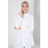 Alvina BELİ BÜZGÜLÜ DÜĞMELİ TUNİK 43890
