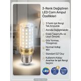 Alvina E27 Duylu 16watt 3000k 6000k 1000-1999 Lümen Beyaz/sarı/günışığı Renk Mısır Led Ampul 1