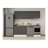 Alvinka 230X210 Cm Mbr_C Mutfak Dolabı, Antrasit Suntalam