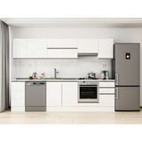 Alvinka 285X210 cm High Gloss Mutfak Dolabı M-E80S40S45-1 Beyaz - Suntalam