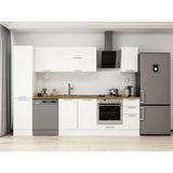 Alvinka 285X210 cm Klasik Mebran Mutfak Dolabı MB-E80B45S40-2 Beyaz - Mdf