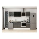 Alvinka 285X210 Cm Mutfak Dolabı, Mb E80B40S45 3 Antrasit Suntalam