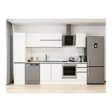Alvinka 285X210 Cm Mutfak Dolabı, Mb E80B45S40 2 Beyaz Mdf