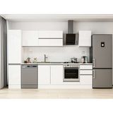 Alvinka 290X210 cm High Gloss Mutfak Dolabı MB-E80B45S45-2 Beyaz - Suntalam