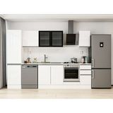 Alvinka 290X210 cm High Gloss Mutfak Dolabı MB-E80B50S40-3 Beyaz - Suntalam