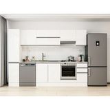 Alvinka 290X210 cm High Gloss Mutfak Dolabı MB-E90B40S40-1 Beyaz - Suntalam