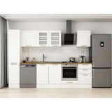 Alvinka 290X210 cm Klasik Mebran Mutfak Dolabı MB-E80B40S50-3 Beyaz - Mdf