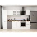 Alvinka 290X210 cm Klasik Mebran Mutfak Dolabı MB-E80B45S45-3 Beyaz - Suntalam