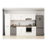 Alvinka 290X210 Cm Klasik Mebran Mutfak Dolabı, Mb E80B50S40 1 Mebran Beyaz Suntalam