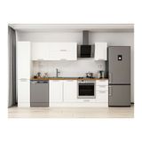 Alvinka 290X210 Cm Klasik Mebran Mutfak Dolabı, Mb E90B40S40 2 Mebran Beyaz Mdf