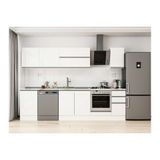 Alvinka 290X210 Cm Mutfak Dolabı, M E80S50S40 2 Beyaz Suntalam