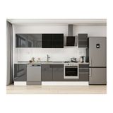 Alvinka 290X210 Cm Mutfak Dolabı, M E80S50S40 3 Antrasit Suntalam