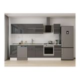 Alvinka 290X210 Cm Mutfak Dolabı, M E90S40S40 2 Antrasit Suntalam