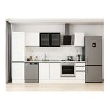Alvinka 290X210 Cm Mutfak Dolabı, Mb E80B50S40 3 Beyaz Mdf