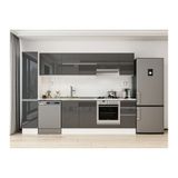Alvinka 290X210 Cm Mutfak Dolabı, Mb E90B40S40 1 Antrasit Mdf