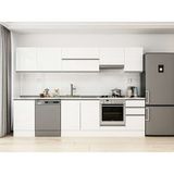 Alvinka 295X210 cm High Gloss Mutfak Dolabı M-E80S50S45-1 Beyaz - Suntalam