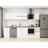Alvinka 295X210 cm High Gloss Mutfak Dolabı M-E80S50S45-2 Beyaz - Suntalam