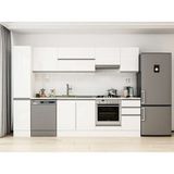 Alvinka 295X210 cm High Gloss Mutfak Dolabı MB-E90B40S45-1 Beyaz - Suntalam