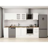 Alvinka 295X210 cm Klasik Mebran Mutfak Dolabı M-E90S40S45-3 Beyaz - Mdf