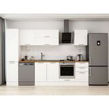 Alvinka 295X210 cm Klasik Mebran Mutfak Dolabı MB-E80B45S50-2 Beyaz - Mdf