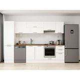 Alvinka 295X210 cm Klasik Mebran Mutfak Dolabı MB-E80B50S45-1 Beyaz - Suntalam