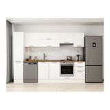 Alvinka 295X210 Cm Klasik Mebran Mutfak Dolabı, Mb E90B40S45 1 Mebran Beyaz Suntalam