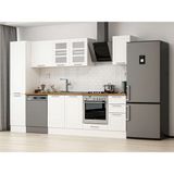 Alvinka 295X210 cm Klasik Mebran Mutfak Dolabı MB-E90B45S40-3 Beyaz - Mdf