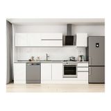Alvinka 295X210 Cm Mutfak Dolabı, M E80S50S45 2 Beyaz Mdf