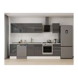 Alvinka 295X210 Cm Mutfak Dolabı, M E90S40S45 2 Antrasit Mdf