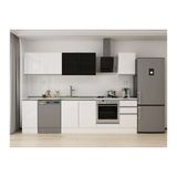 Alvinka 295X210 Cm Mutfak Dolabı, M E90S40S45 3 Beyaz Mdf