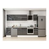Alvinka 295X210 Cm Mutfak Dolabı, M E90S45S40 2 Antrasit Suntalam