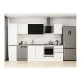 Alvinka 295X210 Cm Mutfak Dolabı, Mb E80B45S50 3 Beyaz Mdf