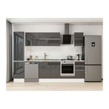 Alvinka 295X210 Cm Mutfak Dolabı, Mb E90B45S40 2 Antrasit Suntalam