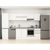 Alvinka 300X210 cm High Gloss Mutfak Dolabı MB-E80B50S50-1 Beyaz - Suntalam