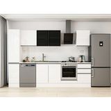 Alvinka 300X210 cm High Gloss Mutfak Dolabı MB-E90B40S50-3 Beyaz - Suntalam