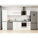 Alvinka 300X210 cm High Gloss Mutfak Dolabı MB-E90B50S40-2 Beyaz - Suntalam