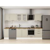 Alvinka 300X210 cm Klasik Mebran Mutfak Dolabı M-E80S40S60-3 Kumtaşı - Suntalam