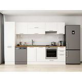 Alvinka 300X210 cm Klasik Mebran Mutfak Dolabı MB-E90B50S40-1 Beyaz - Mdf