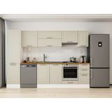 Alvinka 300X210 cm Klasik Mebran Mutfak Dolabı MB-E90B50S40-1 Kumtaşı - Mdf