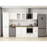 Alvinka 300X210 cm Klasik Mebran Mutfak Dolabı MB-E90B50S40-3 Beyaz - Suntalam