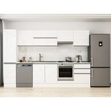 Alvinka 305X210 cm High Gloss Mutfak Dolabı MB-E80B45S60-1 Beyaz - Suntalam
