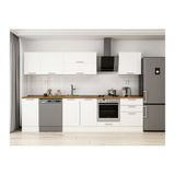 Alvinka 305X210 Cm Klasik Mebran Mutfak Dolabı, M E80S45S60 2 Mebran Beyaz Suntalam