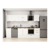 Alvinka 305X210 Cm Klasik Mebran Mutfak Dolabı, M E90S45S50 2 Mebran Beyaz Suntalam
