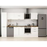 Alvinka 305X210 cm Klasik Mebran Mutfak Dolabı MB-E80B45S60-2 Beyaz - Mdf