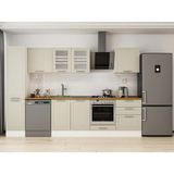 Alvinka 305X210 cm Klasik Mebran Mutfak Dolabı MB-E80B45S60-3 Kumtaşı - Suntalam