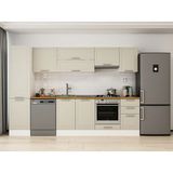Alvinka 305X210 cm Klasik Mebran Mutfak Dolabı MB-E90B50S45-1 Kumtaşı - Suntalam