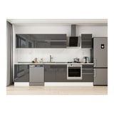 Alvinka 305X210 Cm Mutfak Dolabı, M E80S60S45 2 Antrasit Suntalam