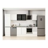 Alvinka 305X210 Cm Mutfak Dolabı, Mb E90B50S45 3 Beyaz Mdf